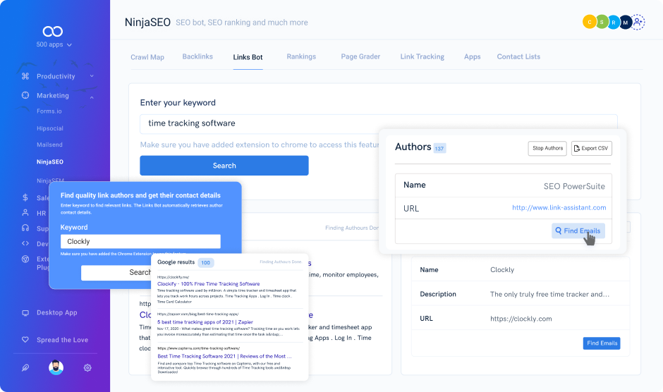 Check Backlink leave note
