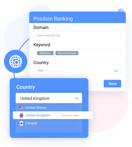 country-wise suggestions