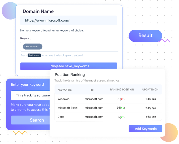 Keyword sales research ninja